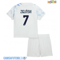 Camisa de time de futebol Inter Milan Piotr Zielinski #7 Replicas 2º Equipamento Infantil 2025-26 Manga Curta (+ Calças curtas)